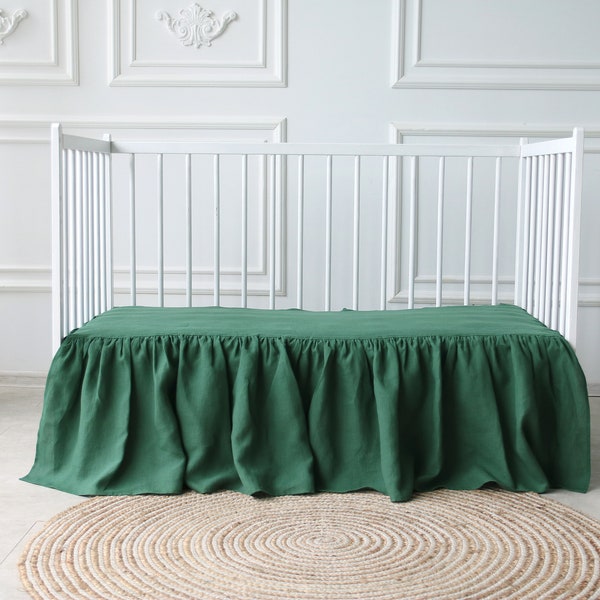 Ruffle Crib Skirt Etsy