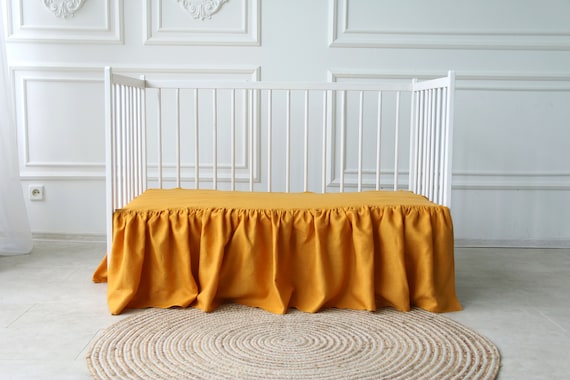 Mustard bed skirt 2025