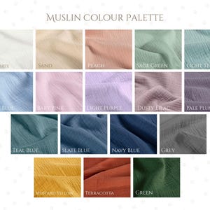Muslin Fabric Swatches, Fabric Samples, 100% Cotton