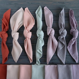 Muslin Napkins Set,  Wedding Napkins Bulk, Vintage Inspired Gauze Dinner Napkins, Cloth Napkins Bulk, Mothers Day Gift