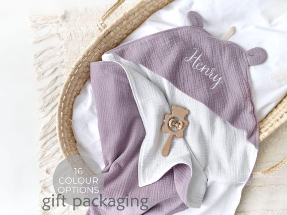 Personalized Baby Hooded Towel, Baby Towel with Name, Baby Shower Gift, Embroidered Hooded Baby Towel, Monogrammed Hooded Baby Towel