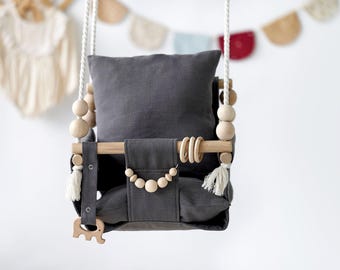 indoor swing for toddler, indoor swing chair,indoor swing, swing, baby swing indoor, baby swing, outdoor swing, Montessori Swing