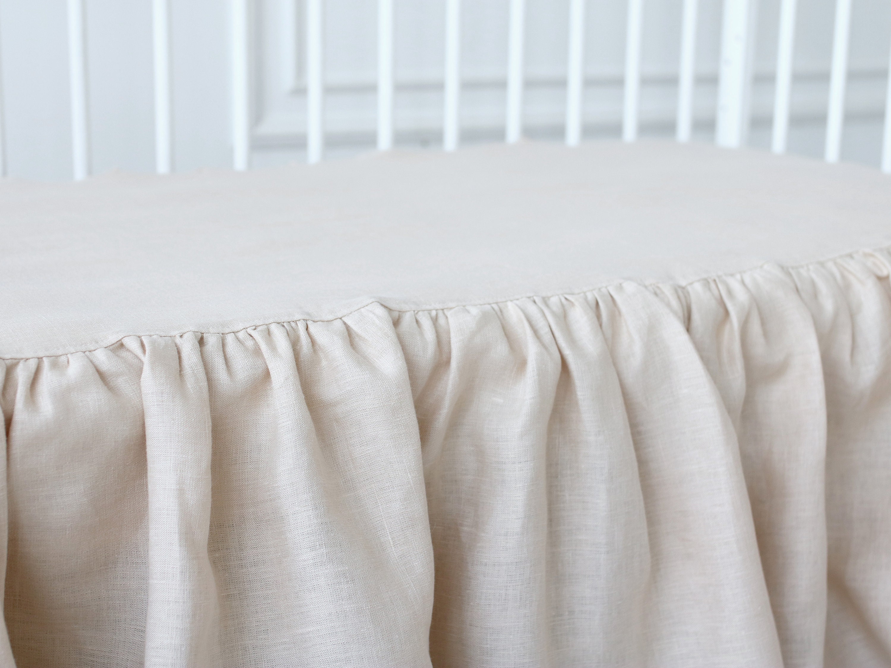 Yellow Crib Bed Skirt cot bed skirt Ruffled Crib Skirt Crib Etsy