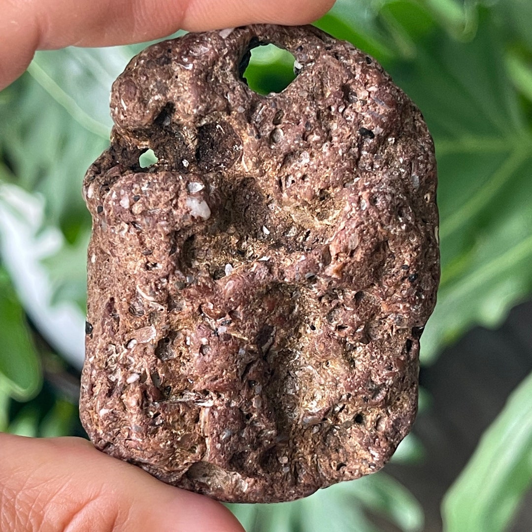 Pudding Stone Hagstone Holed Stone Rochers de plage Etsy France