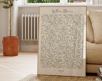 William Morris Willow Bough Print - Neutral Wall Art - Floral Print - House Warming Gift - Boho Art - Exhibition Poster - Trending Wall Art