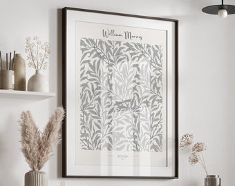 William Morris Willow Bough Print - Neutral Wall Art - Floral Print - House Warming Gift - Boho Art - Exhibition Poster - Trending Wall Art