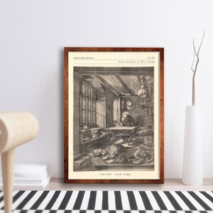 Albrecht Dürer Saint Jerome in His Study 1514  - Watercolour Painting - Renaissance art - Trending Wall Decor / Art