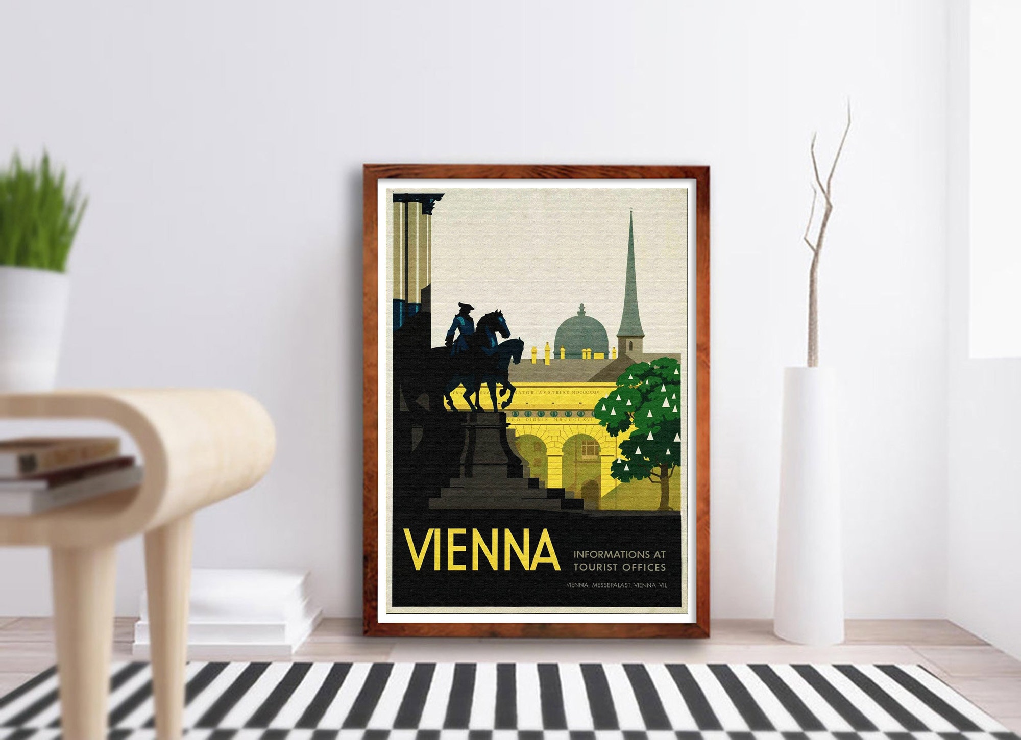 Vienna Vintage Poster Vienna Travel Poster Vienna Print Etsy UK