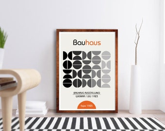 Bauhaus Art Exhibition 1923 Print - Modern Art - Home Wall Decor - Bauhaus Wall Decor - Gifts for Him / Her - Trending Wall Decor