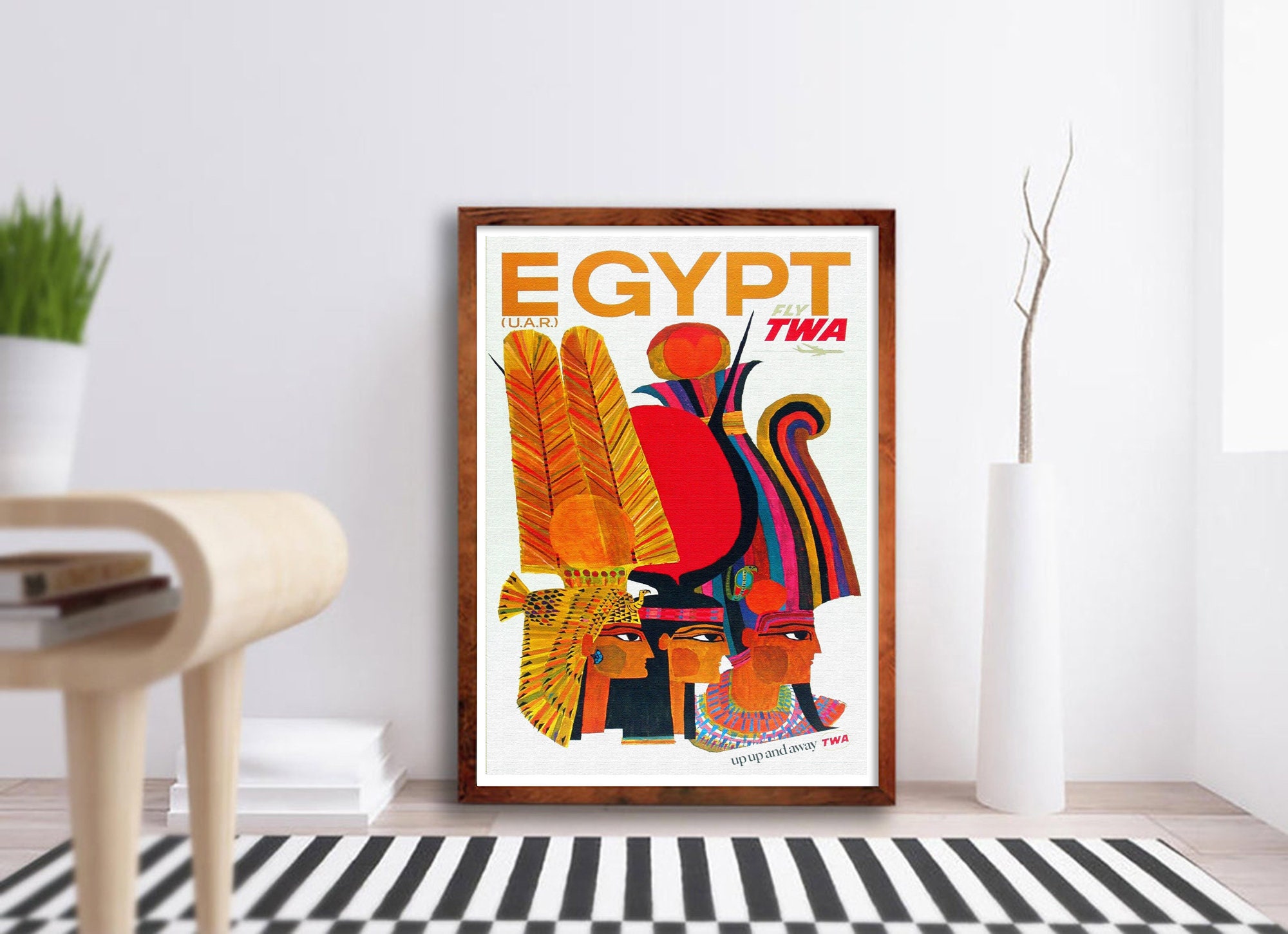 Egypt Vintage Poster Egypt Travel Poster Egypt Print Etsy UK