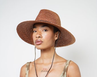 The Vista Chocolate Straw Hat