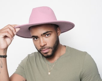 Pink Fedora Hat