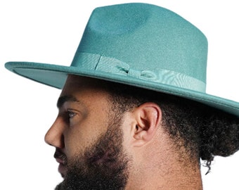 Men's Sacramento Fedora Hat with Ribbon detail