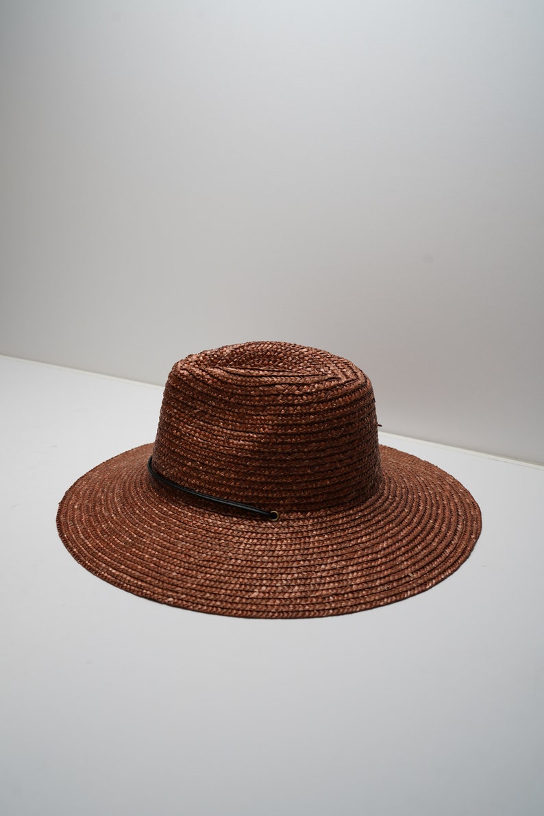 The Vista Chocolate Straw Hat image 2