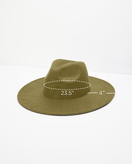 Gossifan Damen Fedora-Hut Mit Farbverlauf - Breite  Produktbild-Vorschau 3