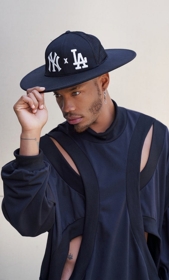 Unisex Hybrid Baseball Cap Fedora NY X LA Polyester Brim, Trendy Fedora Hats for Men & Women Wide Brim Felt Hat Dress Panama Hat - Etsy Unisex Hybrid Baseball Cap Fedora NY X LA Polyester Brim, Trendy Fedora Hats for Men & Women Wide Brim Felt Hat Dress Panama Hat - Etsy