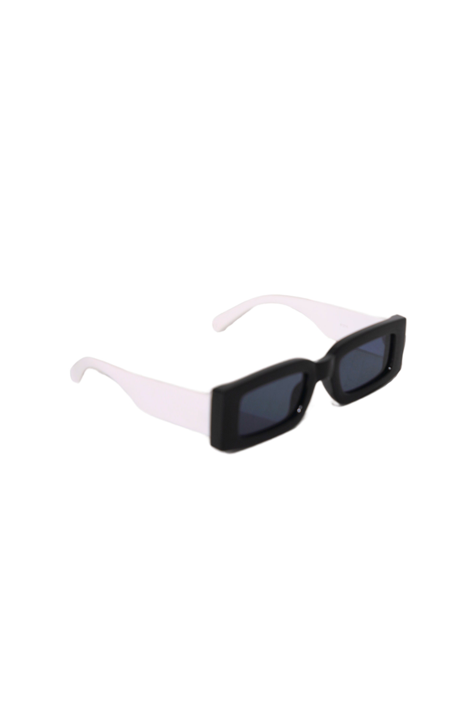 Black and White Rectangular Retro Sunglass Set Buy Rectangle Sunglasses Women Vintage Retro Glasses Wide  main image 3