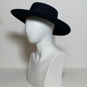 Wide Brim Fedora Boater Hat image 5