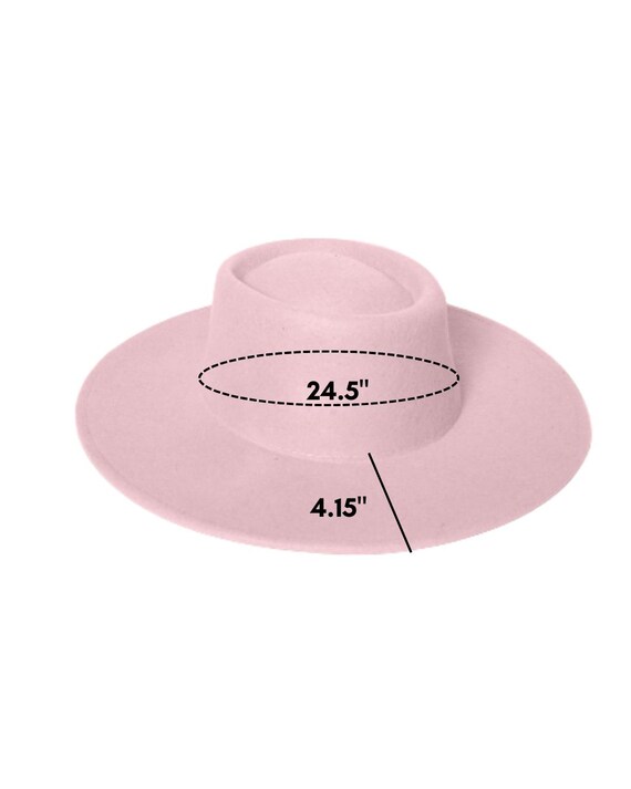 LILAC bolero rancher big brim Fedora hat Rancher | Womens Wide Brim Felt Fedora Hat – American Hat Makers main image 4