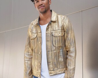 Rustic Denim Jacket - Etsy