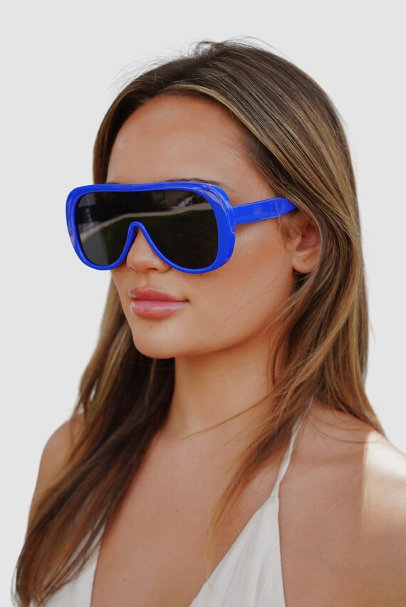 Gafas De Sol Retro Tipo Piloto - Tamaño Grande, Espejadas, Unisex, Protección UV400, Estilo JuicyOrange