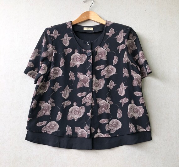 Vintage Floral Design Top
