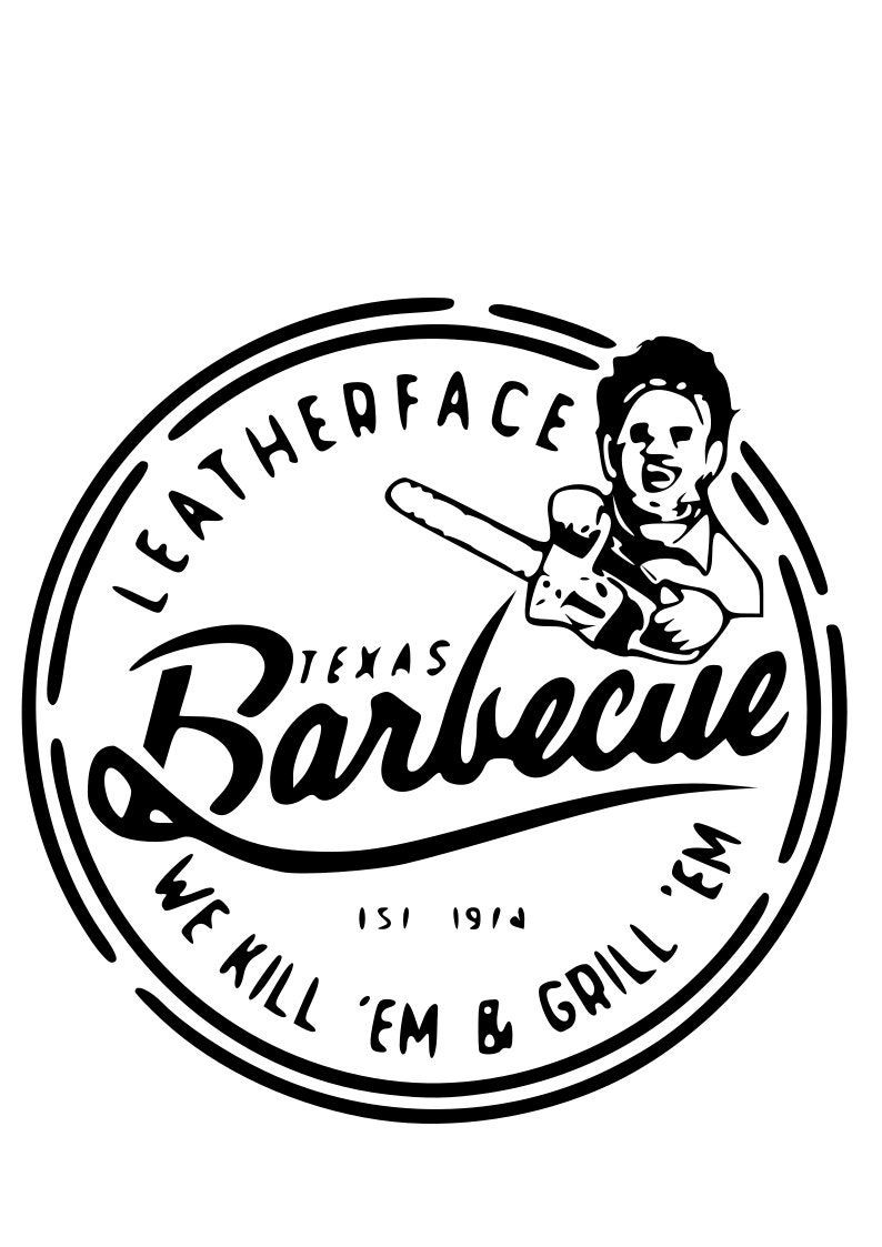 Leatherface Barbecue Halloween SVG PNG Digital File for Circut - Etsy