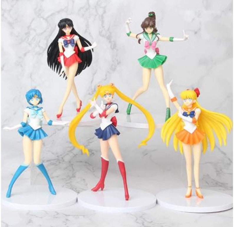 Sailor Moon Action Figures Model Toy Japanese Anime 5pcs/set - Il 794xN.2749027468 Gy56