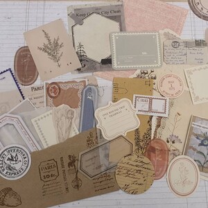 Carta effimera vintage per Bullet journal / kit per journal / carta effimera vintage