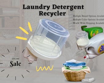 Laundry Detergent Cup Drain: Recycled Plastic, Fits Tide, Gain, Downy