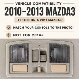 2010–2013 Mazda 3 Map Light Button Kit