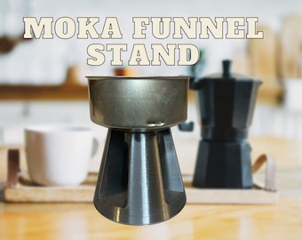 Bialetti Moka 6-Cup Funnel Stand. Stove Top Espresso / Coffee maker. Multiple Colors Available.