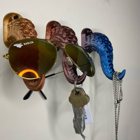 Tentacle Wall Hook. Perfect as Wall Decor or Can Be Used to Hang Keys Towels and Coats. Perfect as a Bathroom Hanger. More Color Available. Etsy