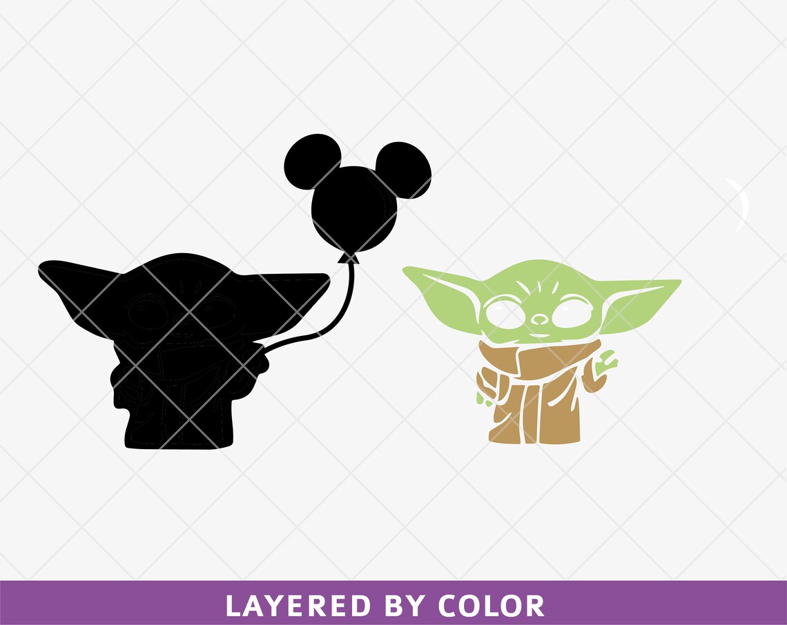 Free Free 253 Baby Yoda Mickey Svg SVG PNG EPS DXF File