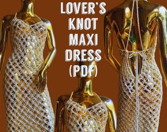Lover’s knot maxi beach dress