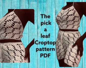 Het pluk een blad croptop pdf-patroon