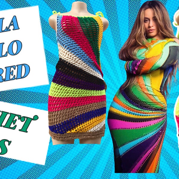Camila mini dress. a crochet recreation