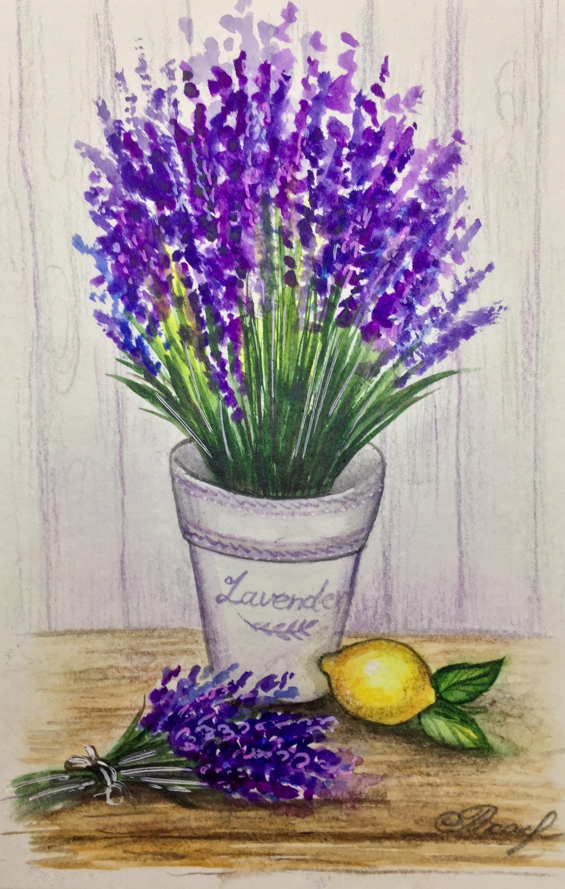 Lavendel Bilder Leinwand:  Entdecke die Schönheit des Zeichnens!