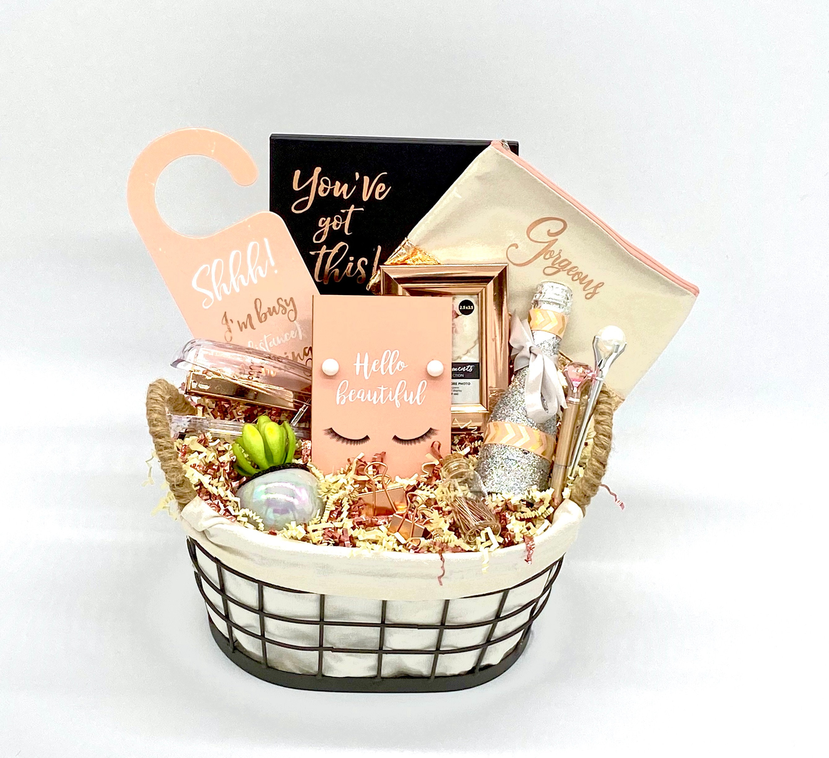 Rose Gold Professional Office Gift Basket Etsy