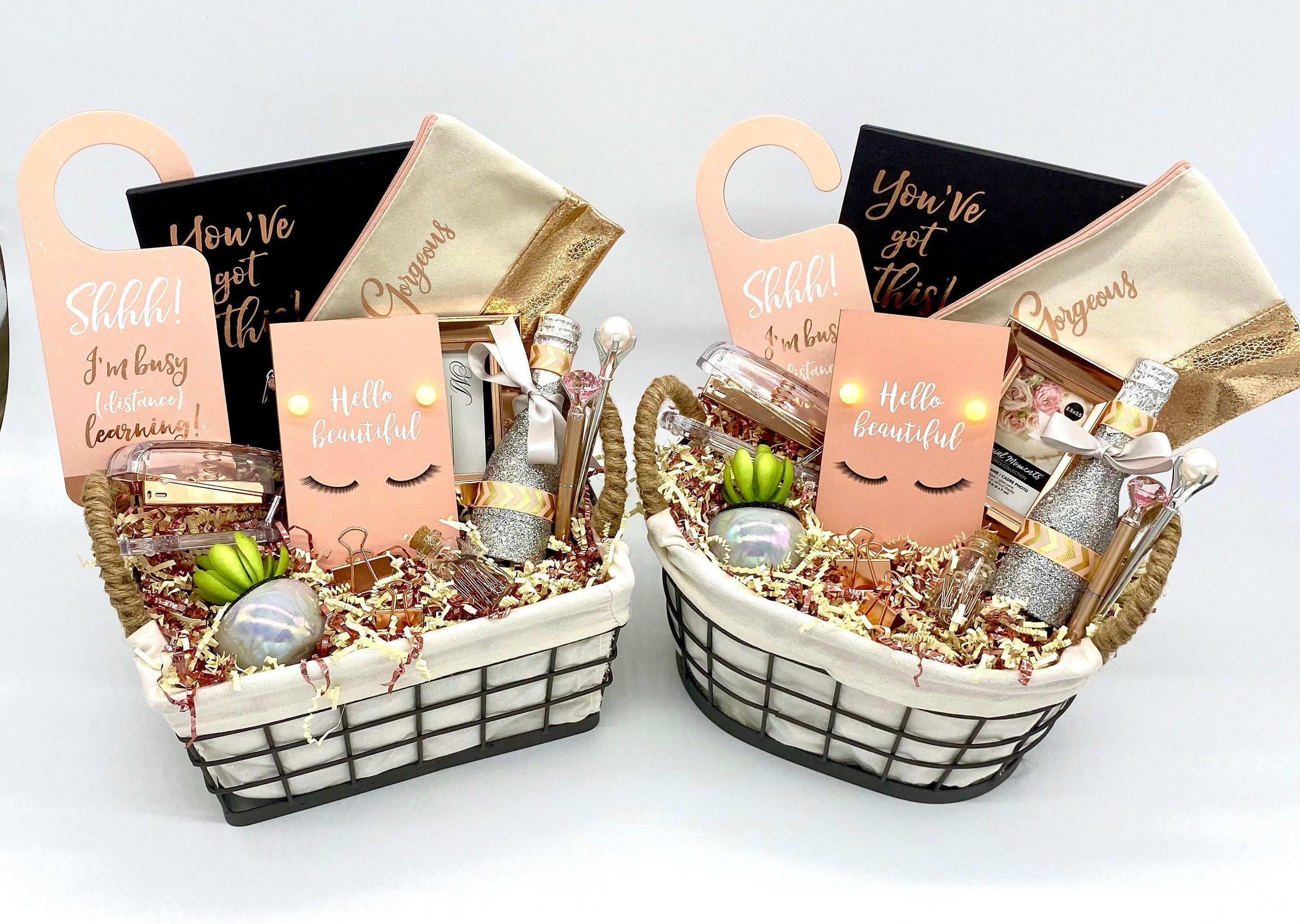 Rose Gold Professional Office Gift Basket Etsy