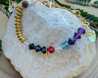 Handmade Story of Jesus Christ Bracelet | Genuine Austriac Crystals