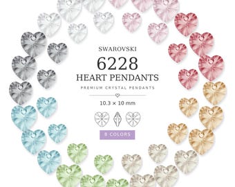 Swarovski Heart Pendant (6228) 10mm