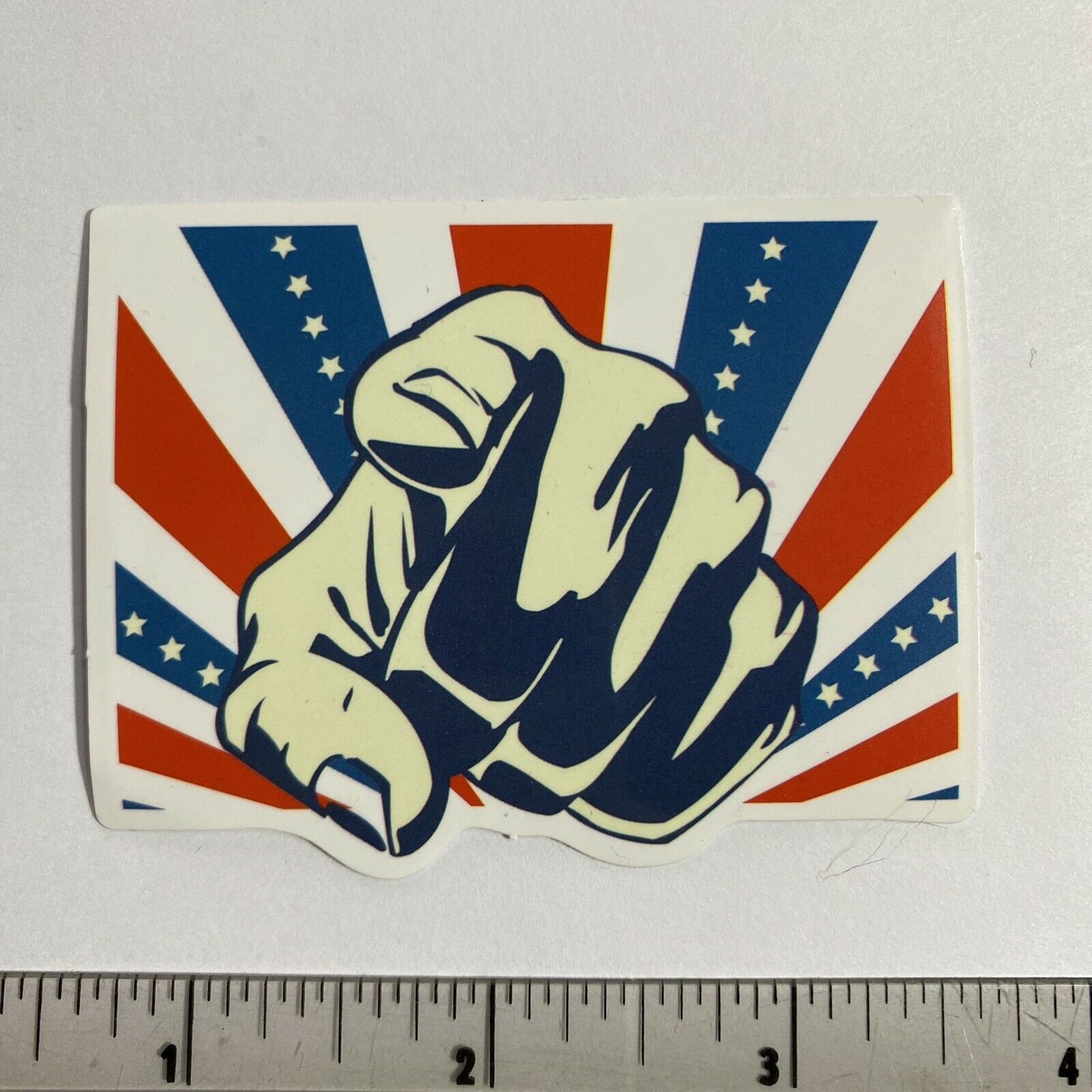 USA America Flag Finger We Want You Patriotic Sticker Decal | Etsy