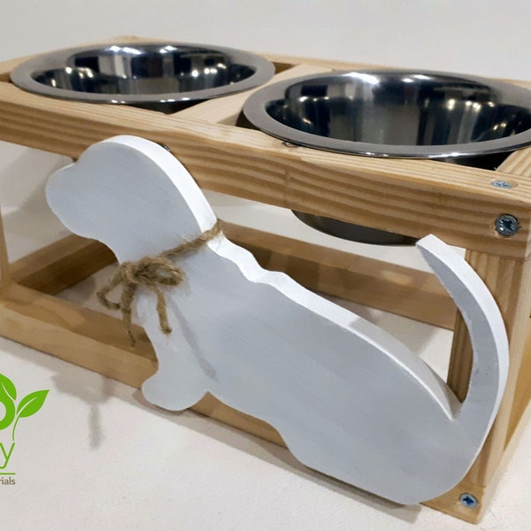 Dog Food Holder Etsy