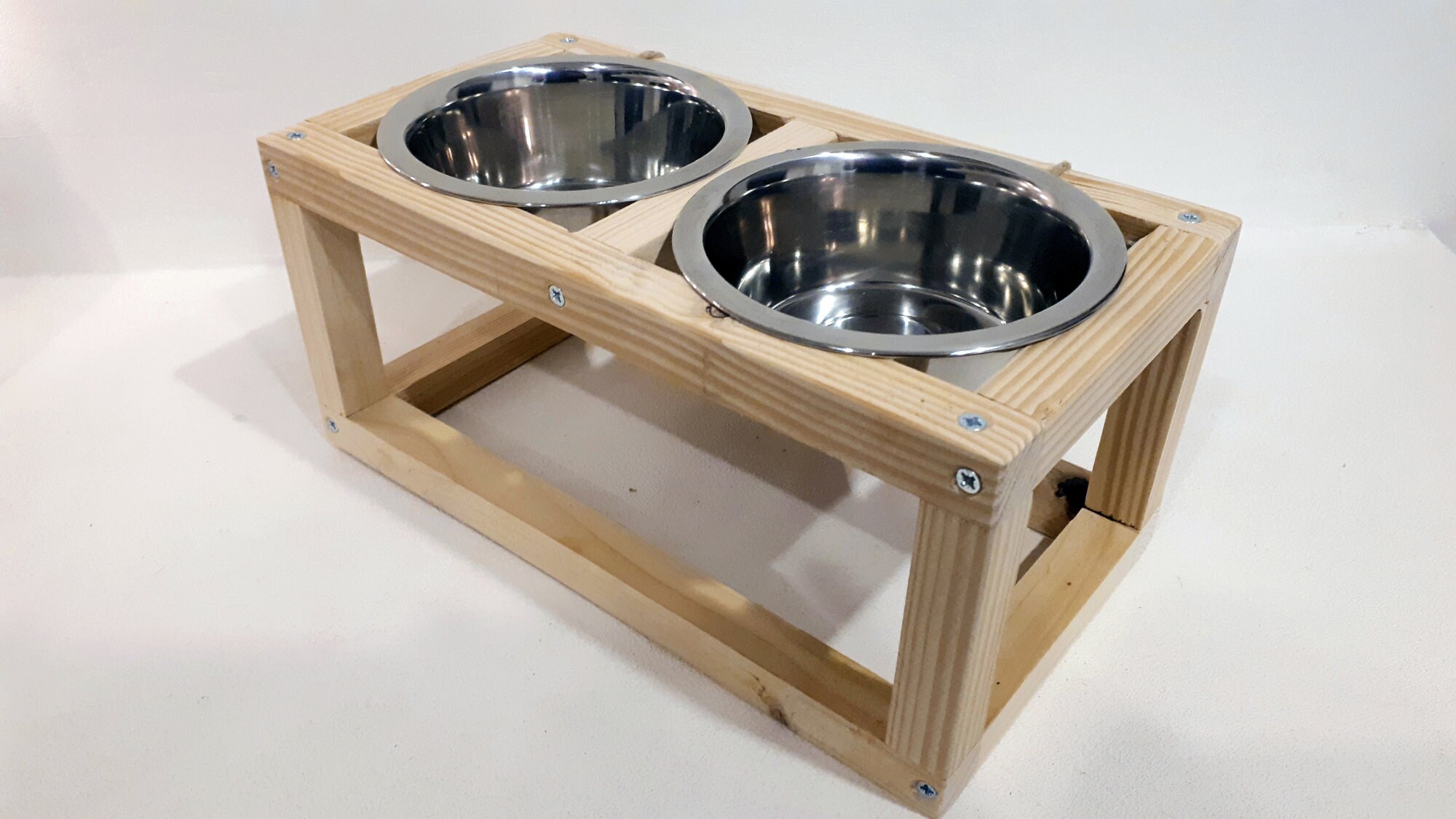 Raised Wooden Bowls. Custom Bowl Holder for Dog and Cat. Food Etsy UK