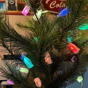 Rocket shaped post-apocalypse game themed LED lights for your streaming room or Christmas Tree!