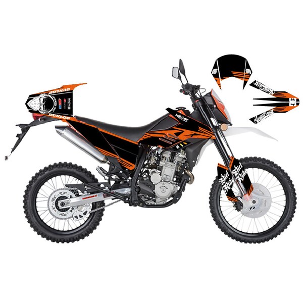 Pegatina digital para motocicleta Mondial Xtreme Enduro 250: ¡Descarga instantánea, imprime y pega!