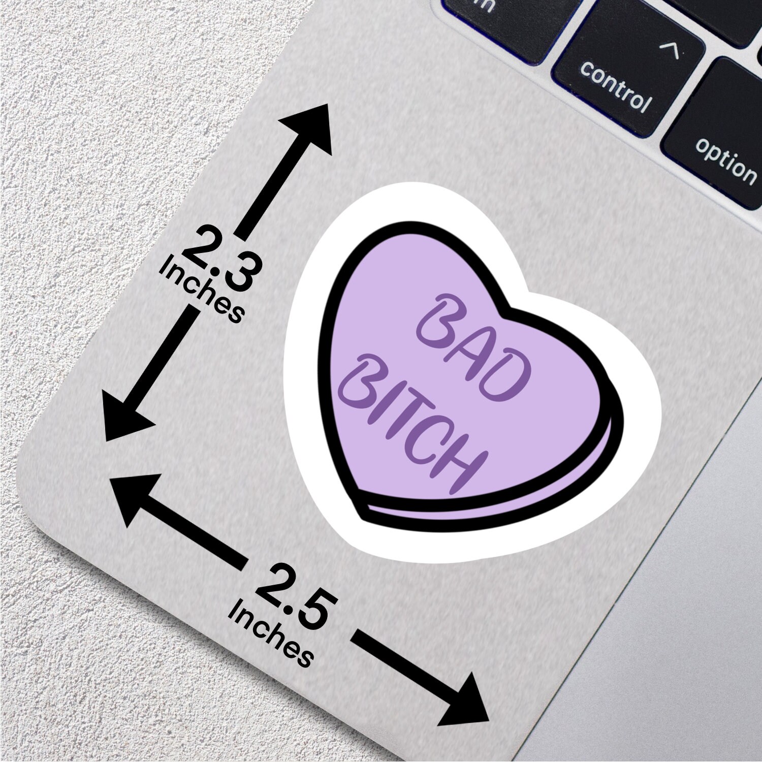 Love Hearts Cute Quote Sticker Etsy