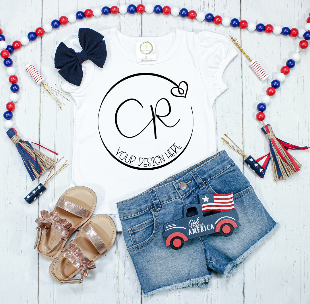 Blanks Boutique Girls USA Mockup Etsy