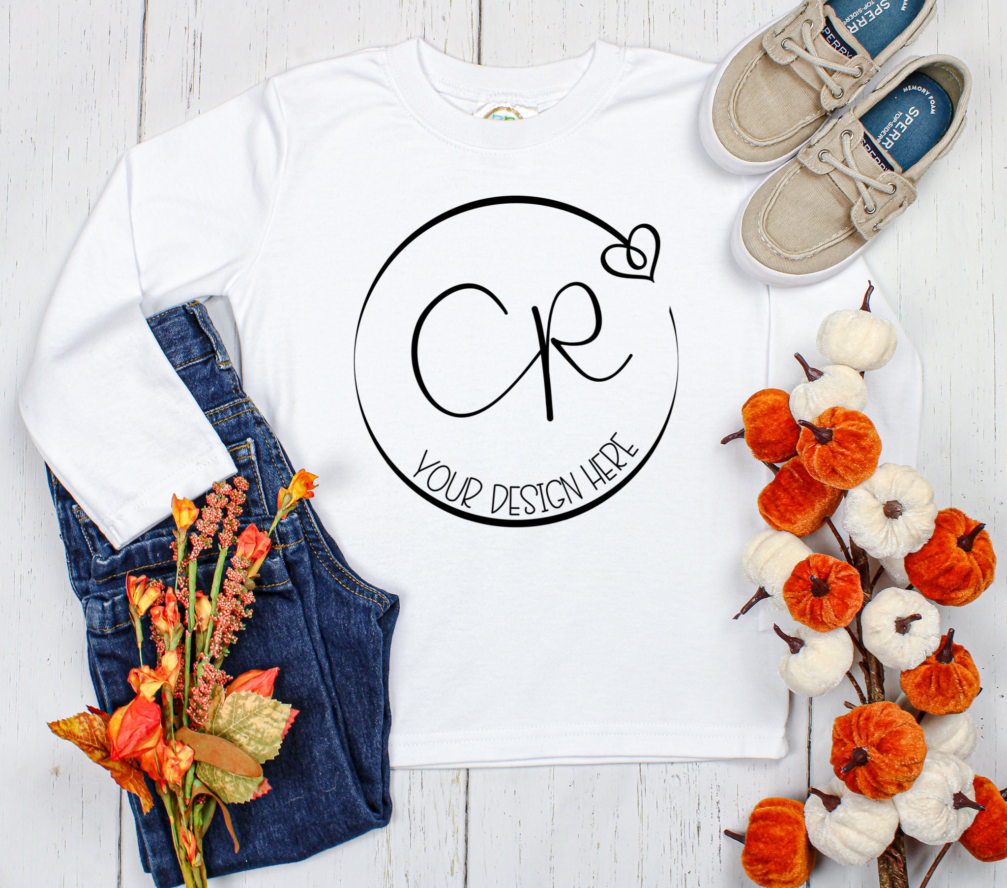 Boys Blanks Boutique Long Sleeve Fall Mockup Etsy